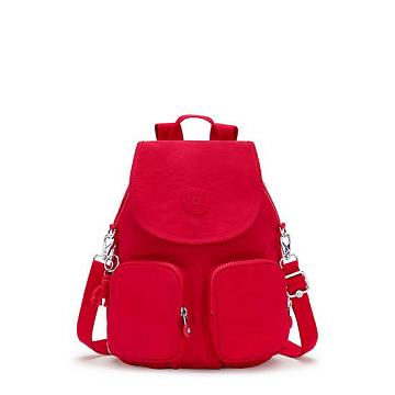 Kipling Firefly Up Convertible Backpacks Red Rouge | AU 1577UZ